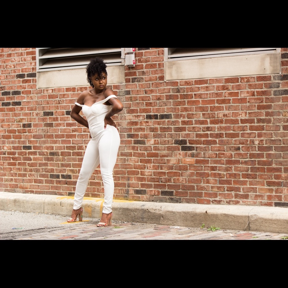 Off Shoulder Jumpsuit